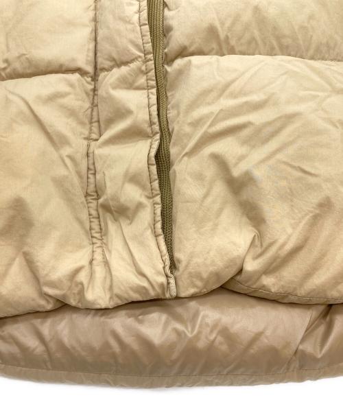 MONCLER（モンクレール）MONCLER (モンクレール) ロングダウンベスト ベージュの古着・服飾アイテム