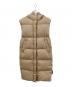 MONCLER（モンクレール）の古着「ロングダウンベスト」｜ベージュ