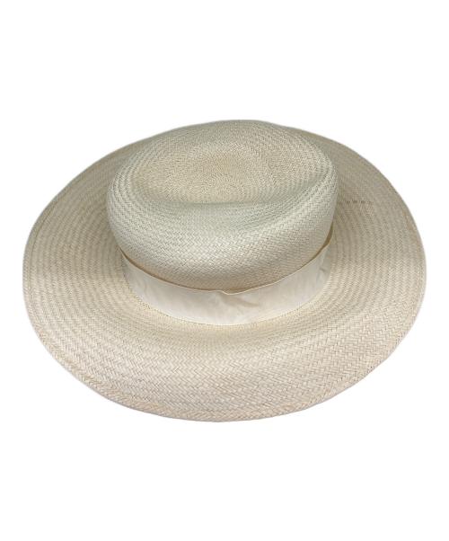 BORSALINO（ボルサリーノ）BORSALINO (ボルサリーノ) パナマハット アイボリーの古着・服飾アイテム