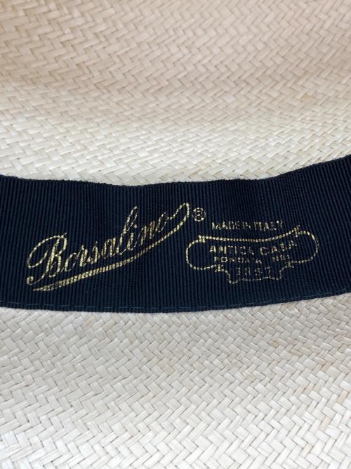 BORSALINO（ボルサリーノ）BORSALINO (ボルサリーノ) パナマハット アイボリーの古着・服飾アイテム
