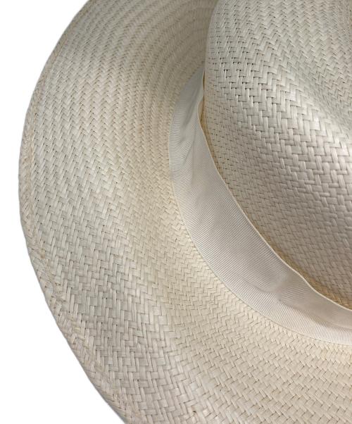 BORSALINO（ボルサリーノ）BORSALINO (ボルサリーノ) パナマハット アイボリーの古着・服飾アイテム