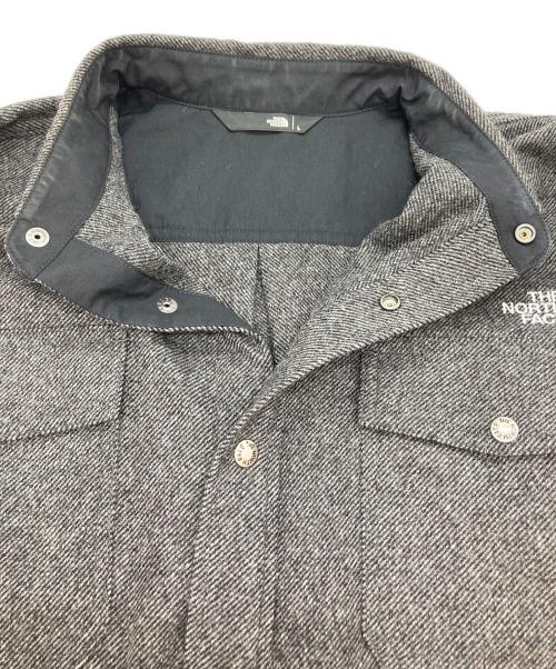 THE NORTH FACE（ザ ノース フェイス）THE NORTH FACE (ザ ノース フェイス) Brushwood Wool Shirt グレー サイズ:Lの古着・服飾アイテム