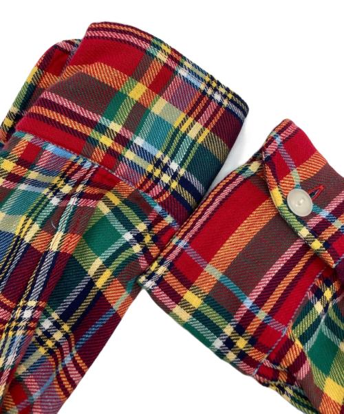 POLO RALPH LAUREN（ポロ・ラルフローレン）POLO RALPH LAUREN (ポロ・ラルフローレン) チマヨ柄チェックシャツ レッド サイズ:Sの古着・服飾アイテム