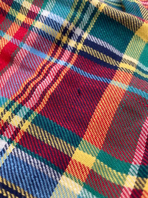 POLO RALPH LAUREN（ポロ・ラルフローレン）POLO RALPH LAUREN (ポロ・ラルフローレン) チマヨ柄チェックシャツ レッド サイズ:Sの古着・服飾アイテム