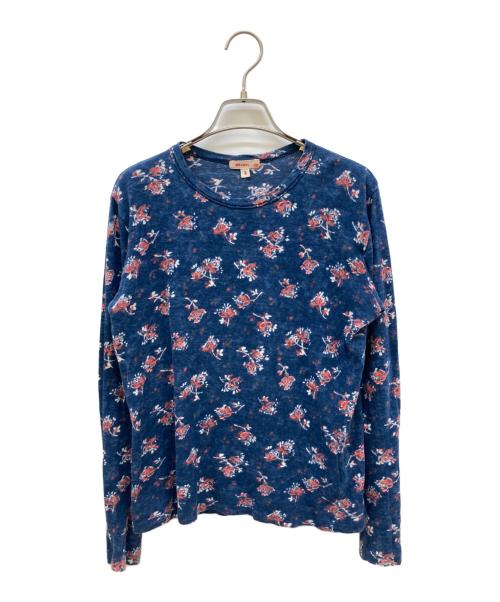 45rpm（45アールピーエム）45rpm (45アールピーエム) 花柄カットソー インディゴ サイズ:2の古着・服飾アイテム