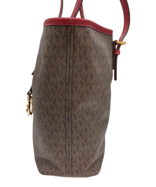 MICHAEL KORS（マイケル・コース）MICHAEL KORS (マイケル・コース) トートバッグ レッドの古着・服飾アイテム