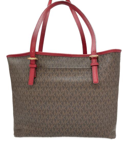 MICHAEL KORS（マイケル・コース）MICHAEL KORS (マイケル・コース) トートバッグ レッドの古着・服飾アイテム