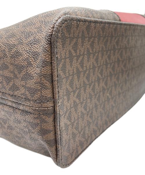 MICHAEL KORS（マイケル・コース）MICHAEL KORS (マイケル・コース) トートバッグ レッドの古着・服飾アイテム