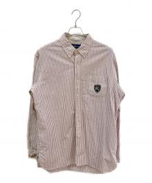 POLO RALPH LAUREN（ポロ・ラルフローレン）の古着「ストライプシャツ」｜ライトピンク