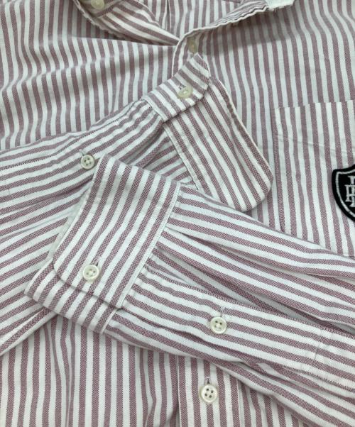 POLO RALPH LAUREN（ポロ・ラルフローレン）POLO RALPH LAUREN (ポロ・ラルフローレン) ストライプシャツ ライトピンク サイズ:XLの古着・服飾アイテム