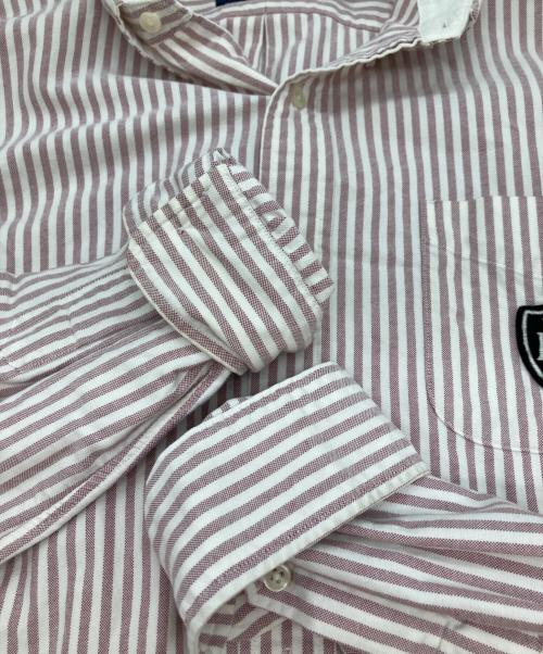 POLO RALPH LAUREN（ポロ・ラルフローレン）POLO RALPH LAUREN (ポロ・ラルフローレン) ストライプシャツ ライトピンク サイズ:XLの古着・服飾アイテム