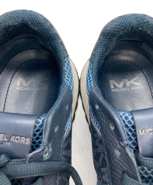 MICHAEL KORS（マイケル・コース）MICHAEL KORS (マイケルコース) ローカットスニーカー ブルー サイズ:9の古着・服飾アイテム