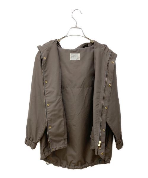IENA（イエナ）IENA (イエナ) Pタフタフーデットブルゾン ブラウン サイズ:36の古着・服飾アイテム