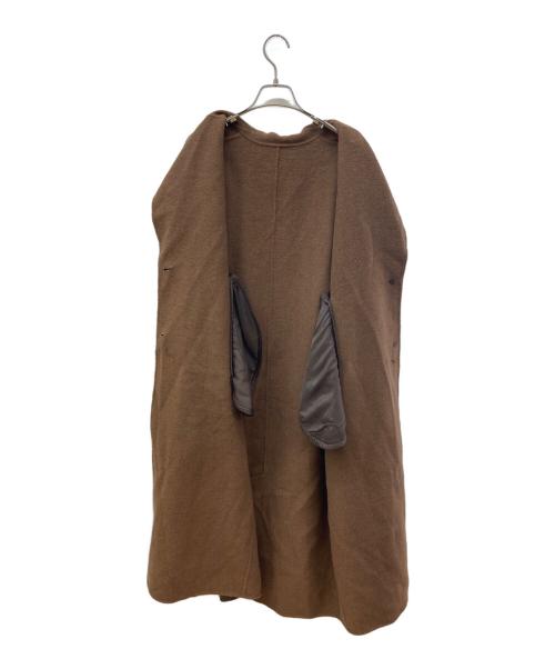 CLANE（クラネ）CLANE (クラネ) EP TWEED RIVER COAT ブラウン サイズ:1の古着・服飾アイテム