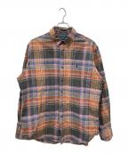 POLO RALPH LAURENポロ・ラルフローレン）の古着「チェックシャツ」｜ブラウン
