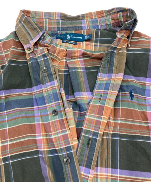 POLO RALPH LAUREN（ポロ・ラルフローレン）POLO RALPH LAUREN (ポロ・ラルフローレン) チェックシャツ ブラウン サイズ:XLの古着・服飾アイテム