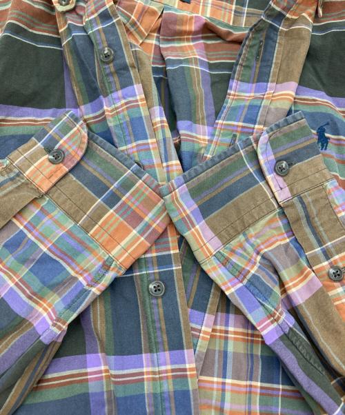 POLO RALPH LAUREN（ポロ・ラルフローレン）POLO RALPH LAUREN (ポロ・ラルフローレン) チェックシャツ ブラウン サイズ:XLの古着・服飾アイテム