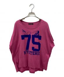 Hysteric Glamour（ヒステリックグラマー）の古着「ガールプリントカットソー」｜ショッキングピンク