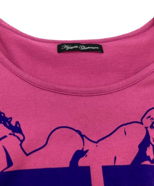 Hysteric Glamour（ヒステリックグラマー）Hysteric Glamour (ヒステリックグラマー) ガールプリントカットソー ショッキングピンク サイズ:FREEの古着・服飾アイテム