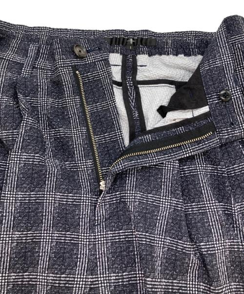 NO ID.（ノーアイディー）NO ID. (ノーアイディー) パンツ ブラック×ホワイト サイズ:1の古着・服飾アイテム