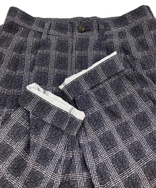 NO ID.（ノーアイディー）NO ID. (ノーアイディー) パンツ ブラック×ホワイト サイズ:1の古着・服飾アイテム