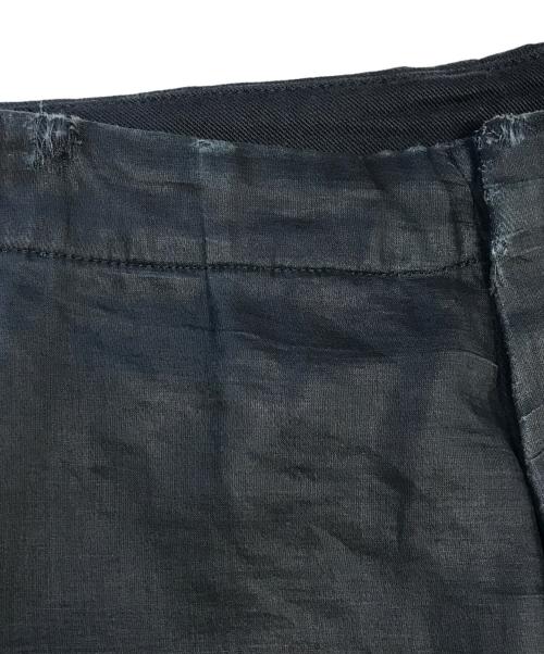 HELMUT LANG（ヘルムートラング）HELMUT LANG (ヘルムートラング) チュールドッキングスリムパンツ ブラック サイズ:40の古着・服飾アイテム