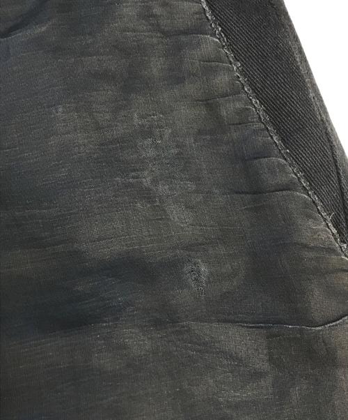 HELMUT LANG（ヘルムートラング）HELMUT LANG (ヘルムートラング) チュールドッキングスリムパンツ ブラック サイズ:40の古着・服飾アイテム