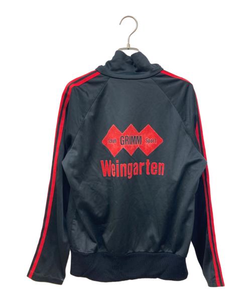 adidas（アディダス）adidas (アディダス) トラックジャケット ブラック×レッド サイズ:50の古着・服飾アイテム