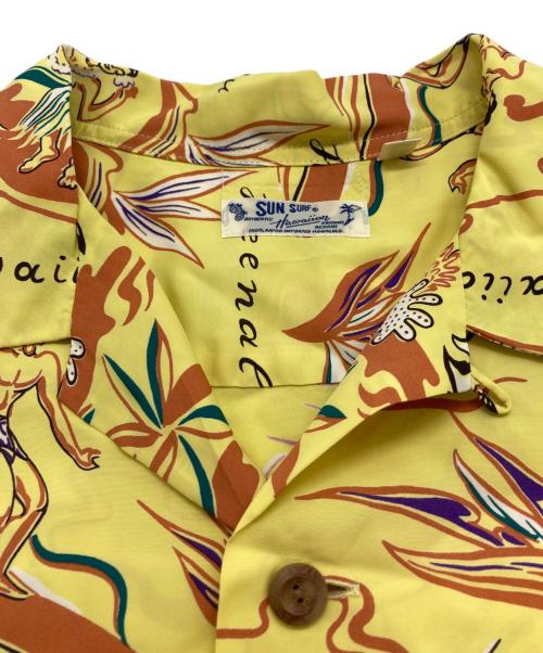 Sun Surf（サンサーフ）Sun Surf (サンサーフ) アロハシャツ イエロー サイズ:Sの古着・服飾アイテム