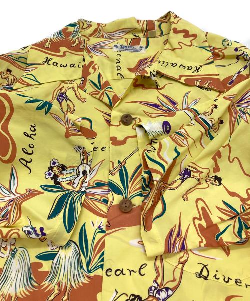 Sun Surf（サンサーフ）Sun Surf (サンサーフ) アロハシャツ イエロー サイズ:Sの古着・服飾アイテム