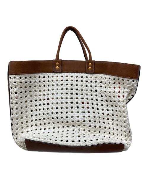 DOLCE & GABBANA（ドルチェ＆ガッバーナ）DOLCE & GABBANA (ドルチェ＆ガッバーナ) トートバッグ ホワイトの古着・服飾アイテム