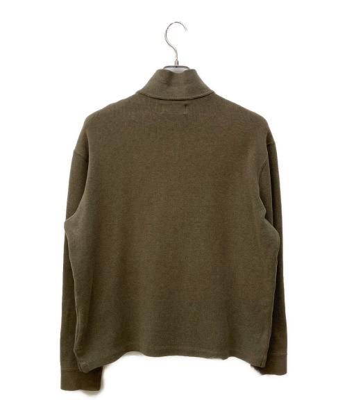 POLO RALPH LAUREN（ポロ・ラルフローレン）POLO RALPH LAUREN (ポロ・ラルフローレン) ハーフジップスウェット オリーブ サイズ:Sの古着・服飾アイテム