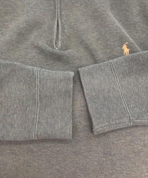 POLO RALPH LAUREN（ポロ・ラルフローレン）POLO RALPH LAUREN (ポロ・ラルフローレン) ハーフジップスウェット オリーブ サイズ:Sの古着・服飾アイテム