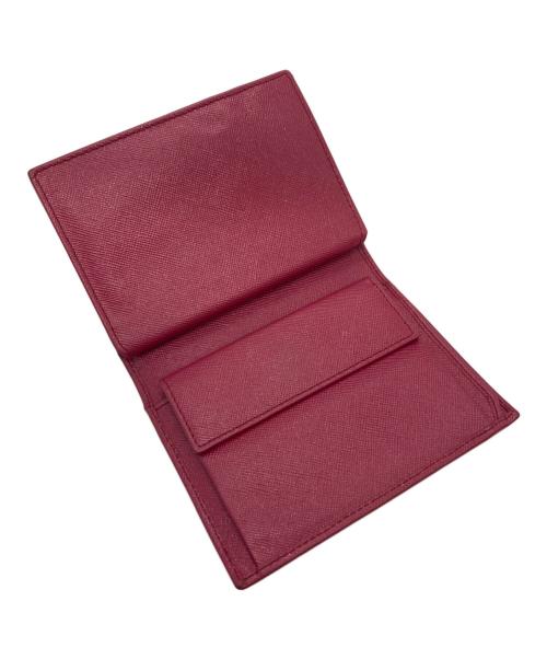 PRADA（プラダ）PRADA (プラダ) 2つ折り財布 レッドの古着・服飾アイテム