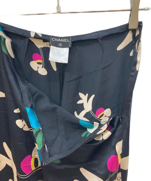 CHANEL（シャネル）CHANEL (シャネル) シルクパンツ ブラック サイズ:40の古着・服飾アイテム