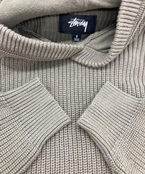 stussy（ステューシー）stussy (ステューシー) Cotton Knit Hood オリーブ サイズ:Sの古着・服飾アイテム