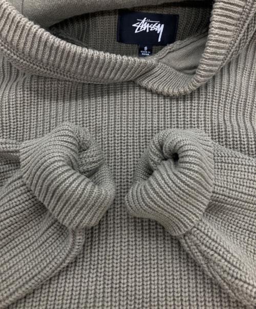 stussy（ステューシー）stussy (ステューシー) Cotton Knit Hood オリーブ サイズ:Sの古着・服飾アイテム