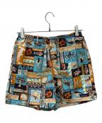 Patagoniaパタゴニア）の古着「総柄ナイロンショーツ」｜ブルー