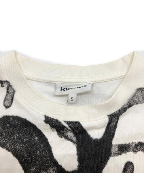 KENZO（ケンゾー）KENZO (ケンゾー) K-Tiger boxy T-Shirt ホワイト サイズ:Sの古着・服飾アイテム