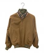 Burberry'sバーバリーズ）の古着「裏ノヴァウールブルゾン」｜ブラウン