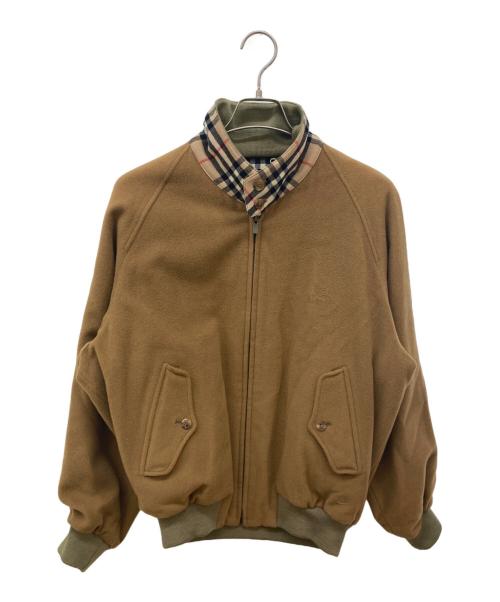 Burberry's（バーバリーズ）Burberry's (バーバリーズ) 裏ノヴァウールブルゾン ブラウン サイズ:Lの古着・服飾アイテム