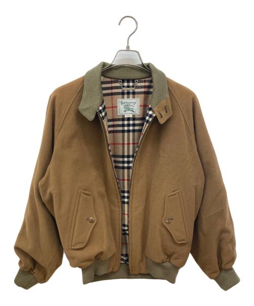 Burberry's（バーバリーズ）Burberry's (バーバリーズ) 裏ノヴァウールブルゾン ブラウン サイズ:Lの古着・服飾アイテム