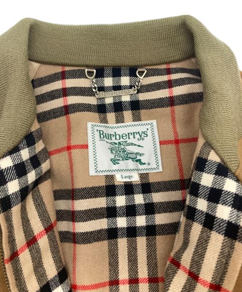 Burberry's（バーバリーズ）Burberry's (バーバリーズ) 裏ノヴァウールブルゾン ブラウン サイズ:Lの古着・服飾アイテム