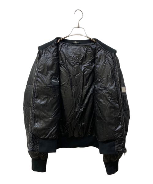DOLCE & GABBANA（ドルチェ＆ガッバーナ）DOLCE & GABBANA (ドルチェ＆ガッバーナ) ダウンジャケット ブラック サイズ:52の古着・服飾アイテム