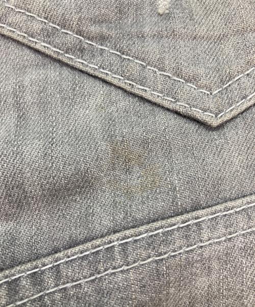 DSQUARED2（ディースクエアード）DSQUARED2 (ディースクエアード) 加工デニムパンツ グレー サイズ:Lの古着・服飾アイテム