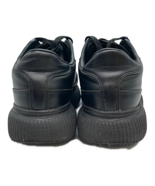 Onitsuka Tiger（オニツカタイガー）Onitsuka Tiger (オニツカタイガー) 厚底ローカットスニーカー ブラック サイズ:24.5の古着・服飾アイテム