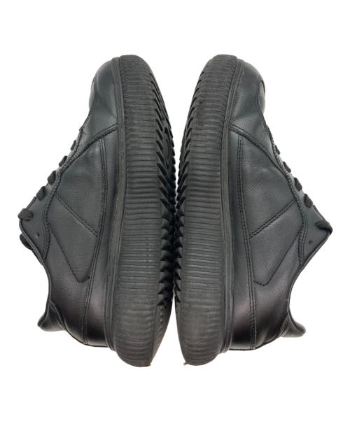 Onitsuka Tiger（オニツカタイガー）Onitsuka Tiger (オニツカタイガー) 厚底ローカットスニーカー ブラック サイズ:24.5の古着・服飾アイテム