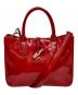 LONGCHAMP（ロンシャン）の古着「エナメルショルダーバッグ」｜レッド