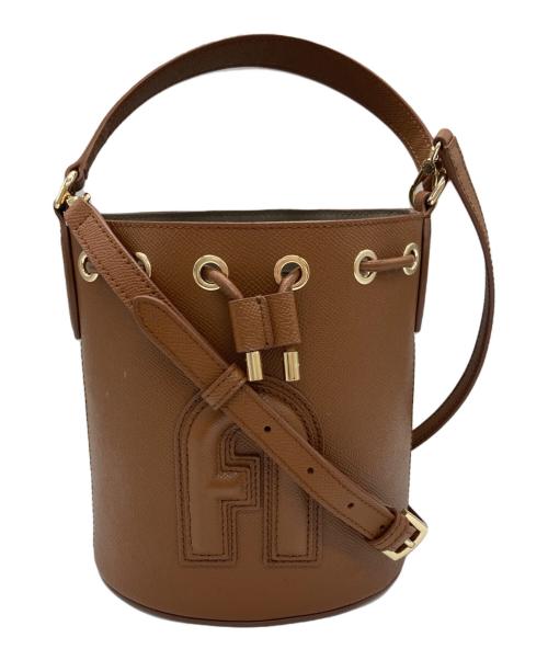FURLA（フルラ）FURLA (フルラ) バケットバッグ ブラウンの古着・服飾アイテム