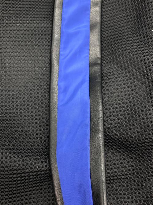 ear PAPILLONNER（イアパピヨネ）ear PAPILLONNER (イアパピヨネ) メッシュショルダーバッグ ブラック×ブルーの古着・服飾アイテム